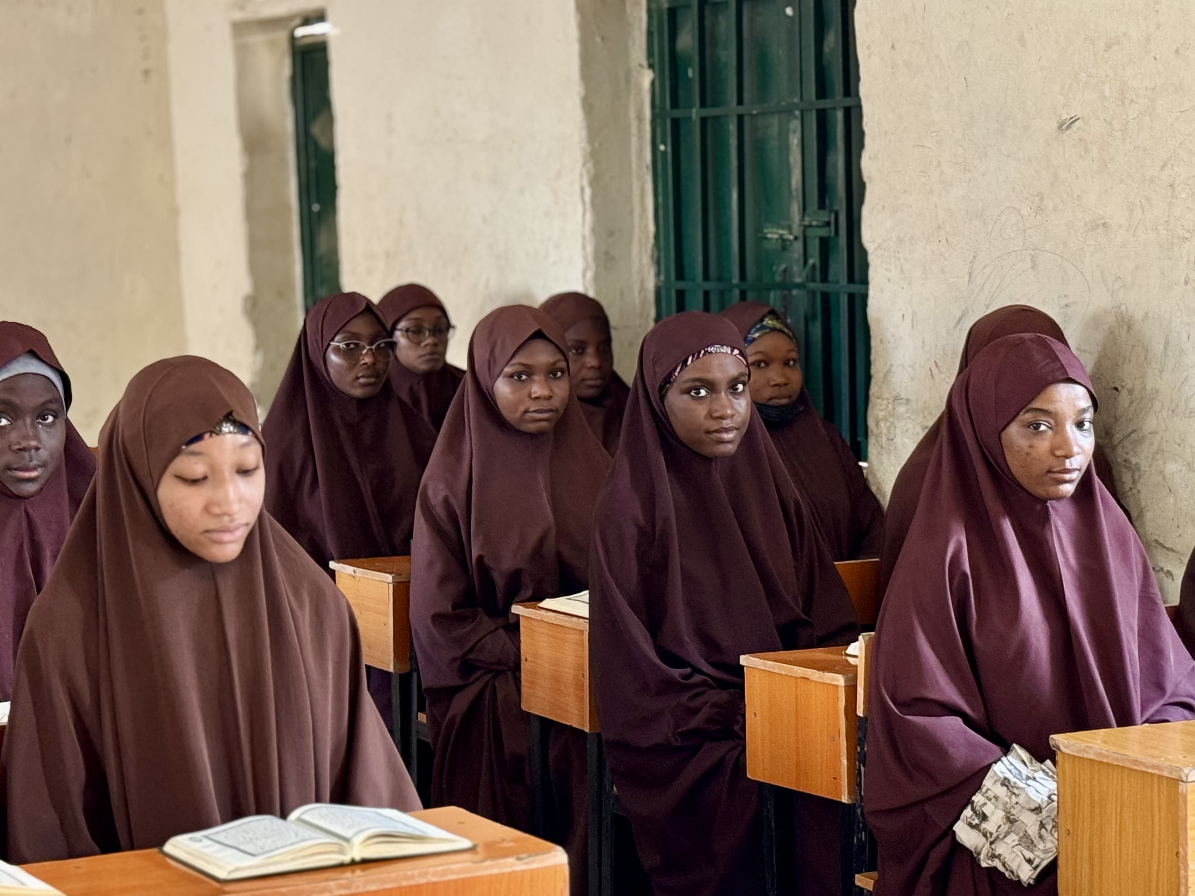 Students in class