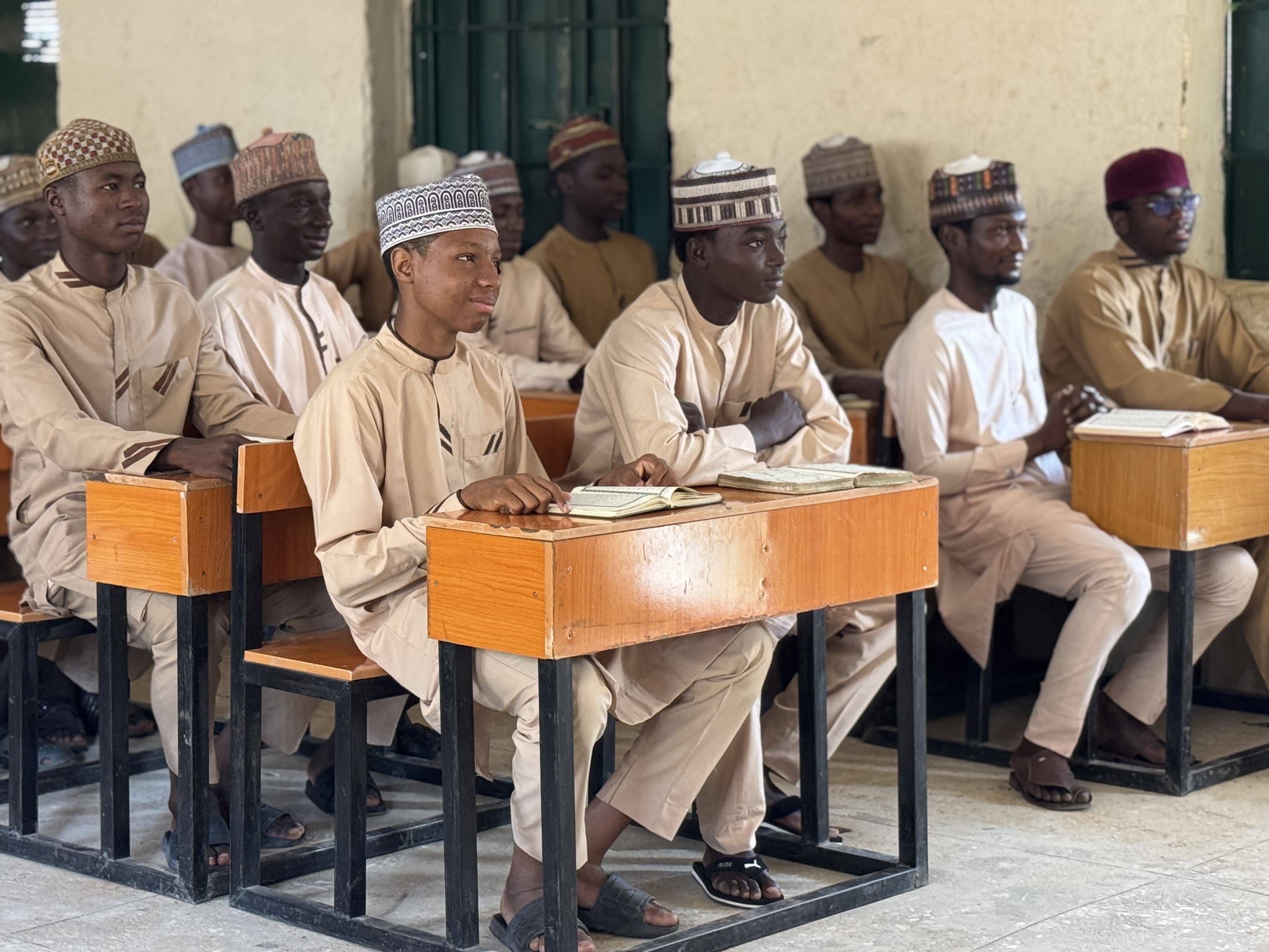 Students in class
