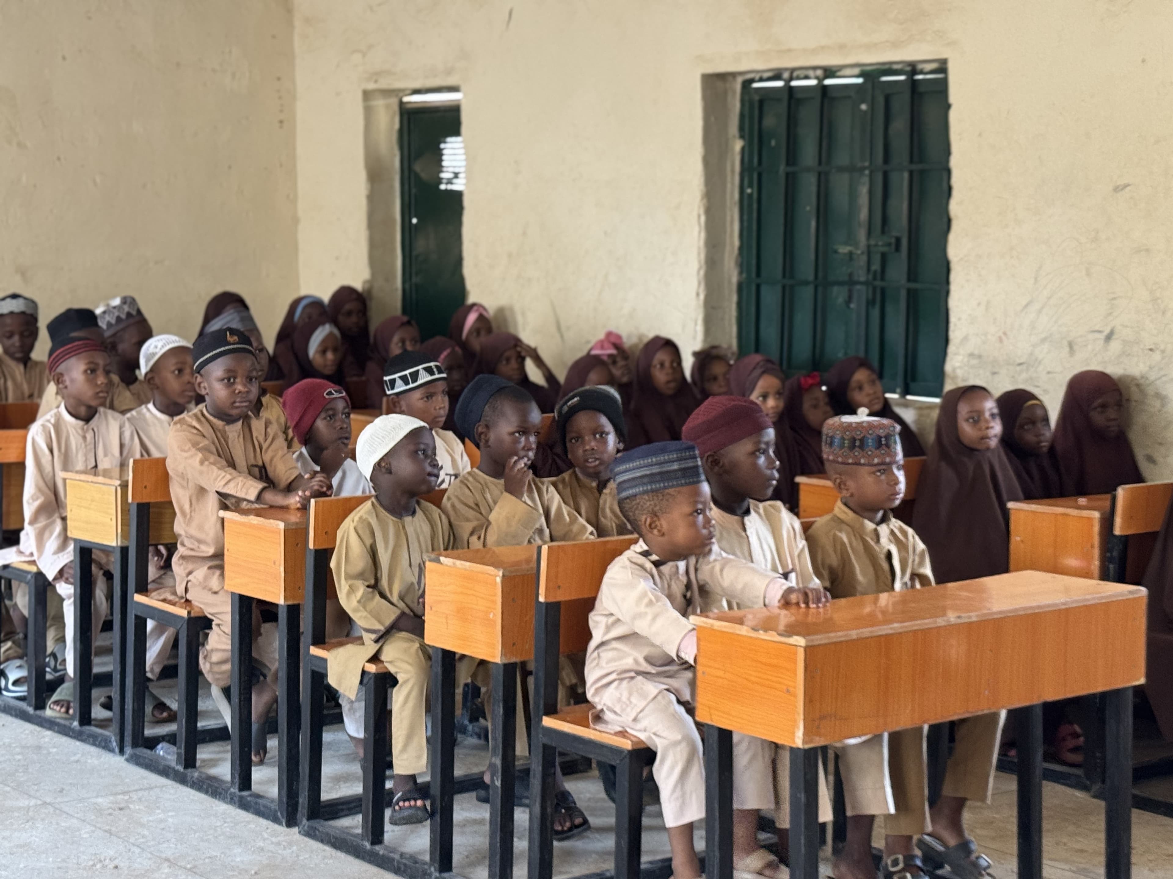 Students in class
