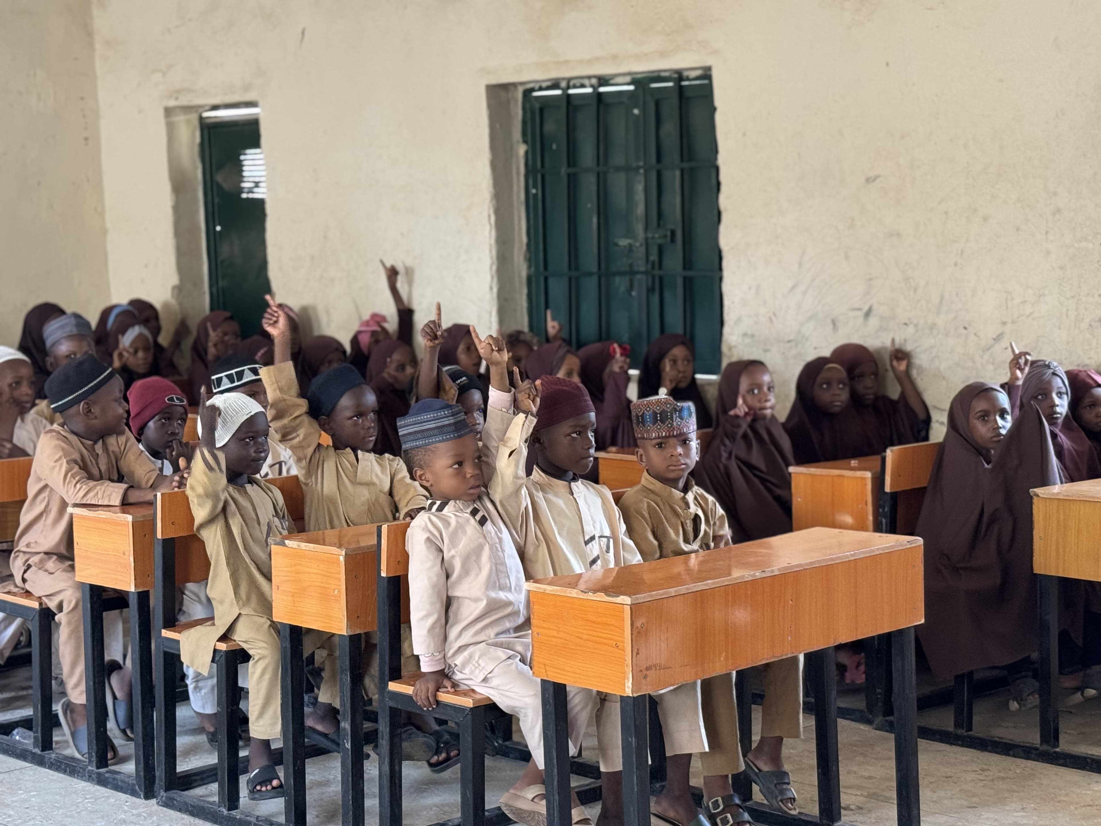 Students in class